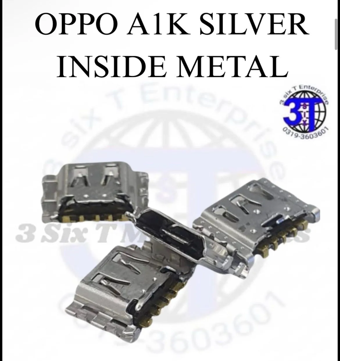 A1K Silver Metal Jack