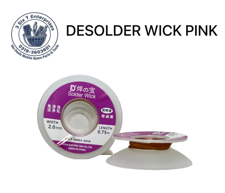 Desolder Wick Pink