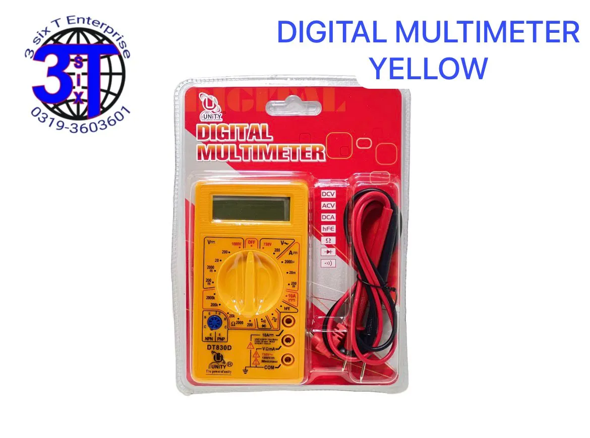 Digital Meter Yellow