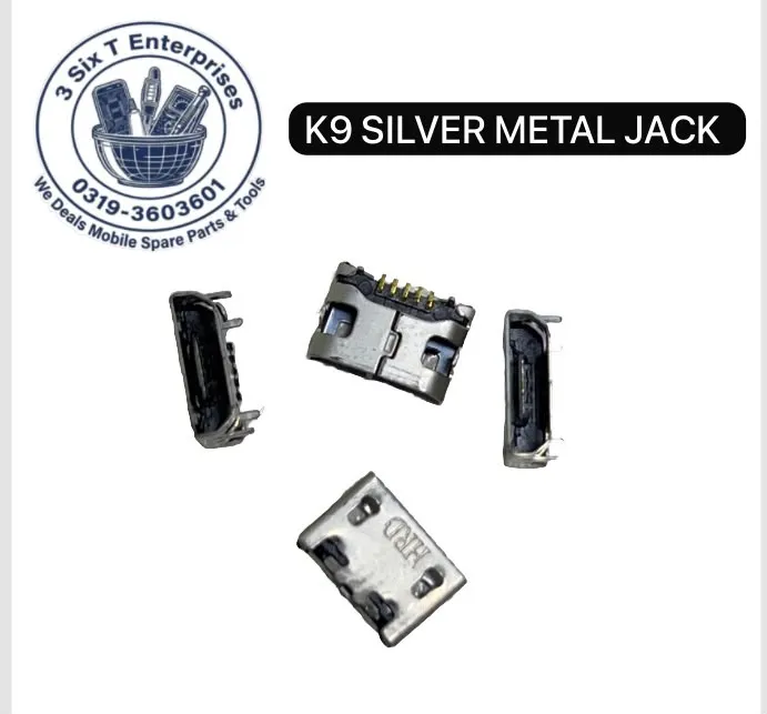 K9 Silver Metal Jack