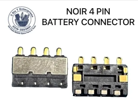 Noir 4Pin Battery Connector