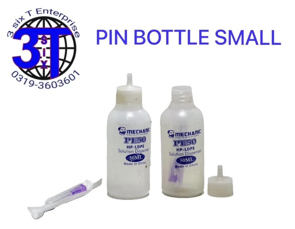 Pin Bottel Small White