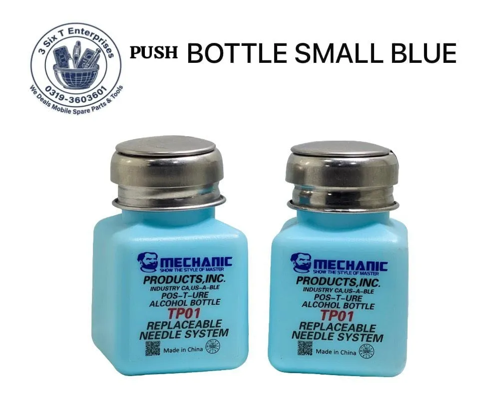 Push Bottle Small Blue