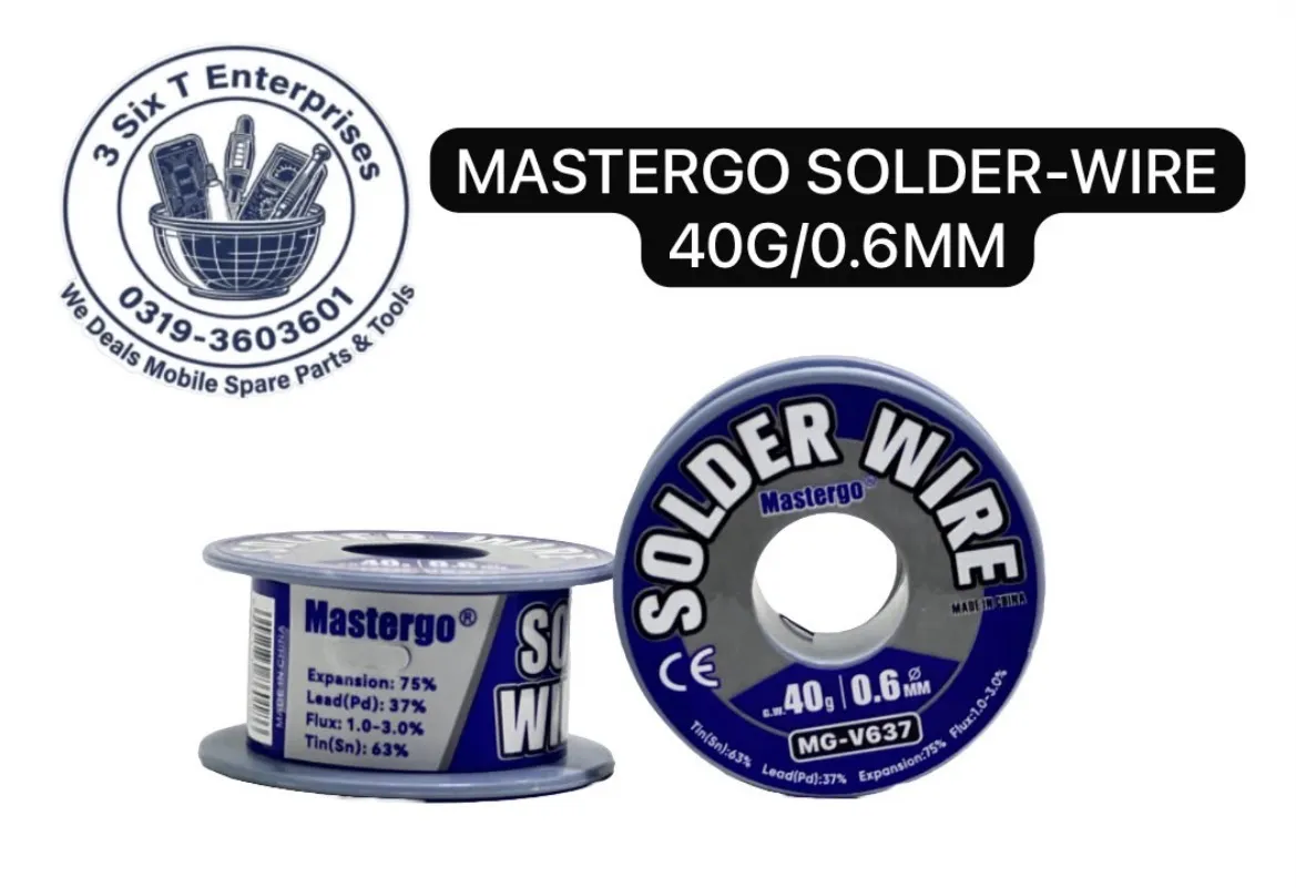 Solding Wire V637 Mastergo 0.6 40g