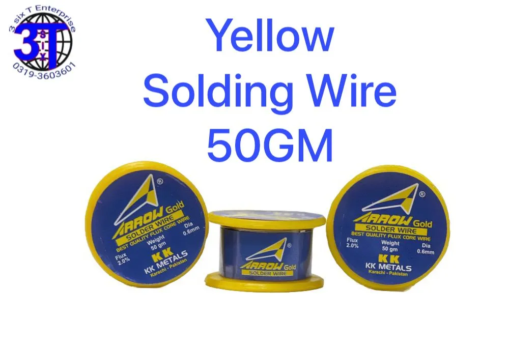 Solding Wire Yellow Arrow 50g