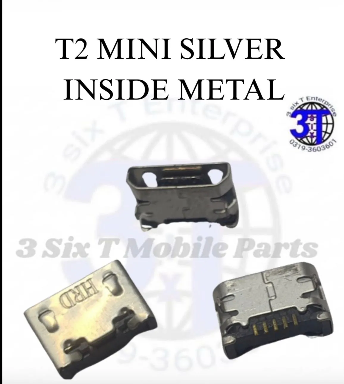 T2 Mini Silver Metal Jack